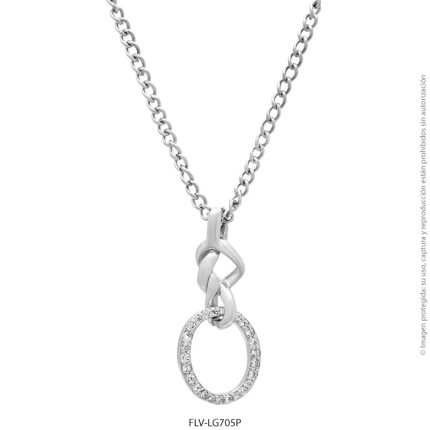 Gargantilla Forever Love Plateado LG705P
