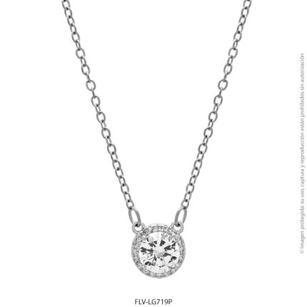 Gargantilla Forever Love Plateado LG719P