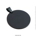 Dije de Acero Negro Forever DI50519B