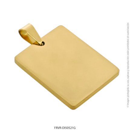 Dije de Acero Dorado Forever DI50521G