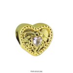 Dije de Acero Dorado Forever 50528G