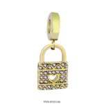 Dije de Acero Dorado Forever 50534G
