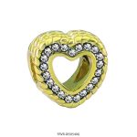 Dije de Acero Dorado Forever 50540G