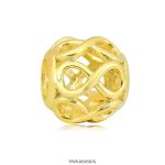 Dije de Acero Dorado Forever 50587G