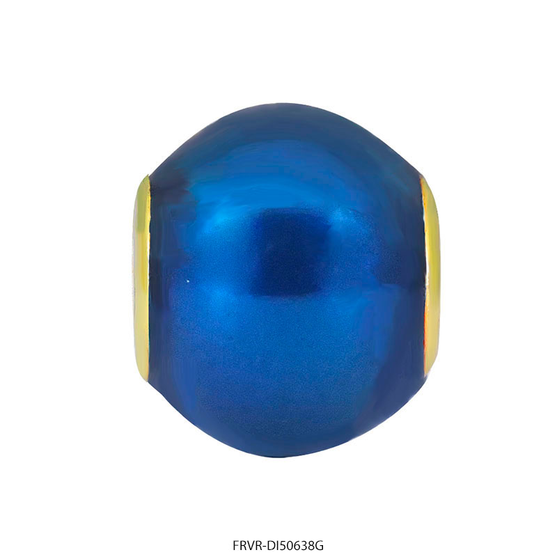 FRVR-DI50638G Dije de Acero Dorado Forever 50638G
