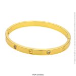 Esclava de Acero Dorado Forever 4306G