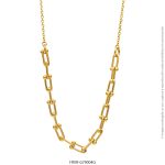 Gargantilla de Acero Dorado Forever 79004G