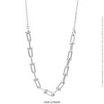 Gargantilla de Acero Blanco Forever 79004P