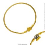 Pulsera de Acero Dorado Forever 61104G