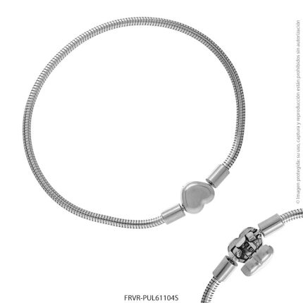 Pulsera de Acero Quirúrgico Forever 61104S
