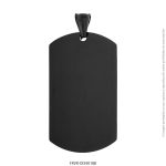 Dije de Acero Negro Forever 59018B