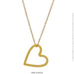 Gargantilla de Acero Dorado Forever 79010G