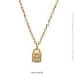 Gargantilla de Acero Dorado Forever 79019G