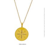 Gargantilla de Acero Dorado Forever 79021G