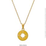 Gargantilla de Acero Dorado Forever 79022G