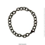 Pulsera de Acero Negro Forever 6927B
