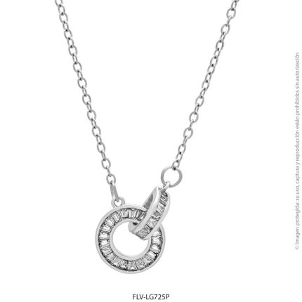 Gargantilla Forever Love Plateado LG725P