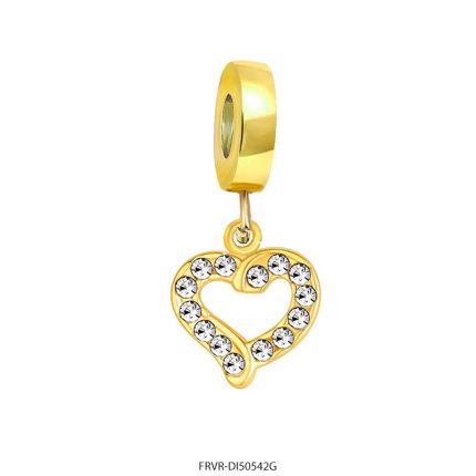 Dije de Acero Dorado Forever 50542G