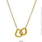 Gargantilla de Acero Dorado Forever 74010G