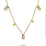 Gargantilla de Acero Dorado Forever 74014G