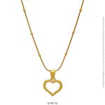 Gargantilla de Acero Dorado Forever 74017G