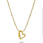 Gargantilla de Acero Dorado Forever 74018G