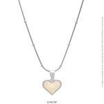 Gargantilla de Acero Blanco Forever 74019P