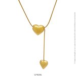 Gargantilla de Acero Dorado Forever 74020G