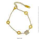 Pulsera de Acero Dorado Forever 61110G