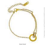 Pulsera de Acero Dorado Forever 61114G - Image 2