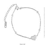 Pulsera de Acero Blanco Forever 61116P