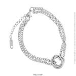 Pulsera de Acero Blanco Forever 61118P