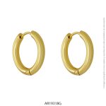 Aro de Acero Dorado Forever 19318G