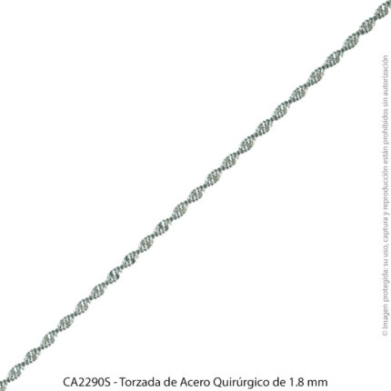 Tourbillon de Acero Quirúrgico de 1.8 mm