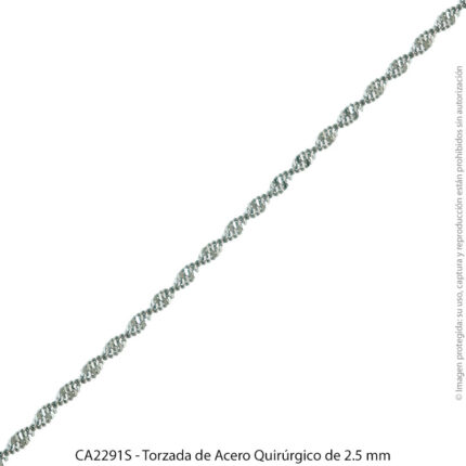 Tourbillon de Acero Quirúrgico de 2.5 mm