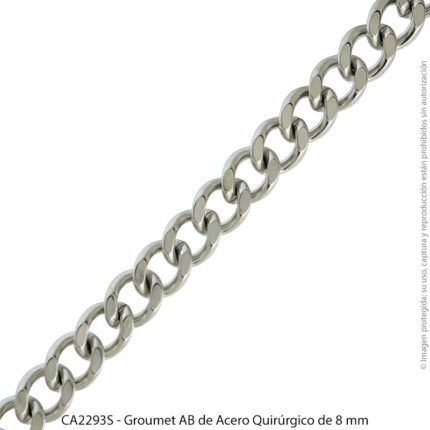 Groumet de Acero Quirurgico de 8 mm