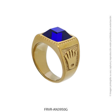 Anillo de Acero Dorado Forever 3950G