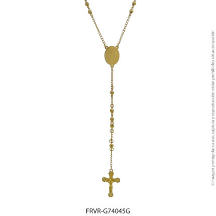 Gargantilla de Acero Dorado Forever 74045G