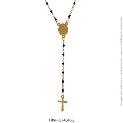 Gargantilla de Acero Dorado Forever 74046G