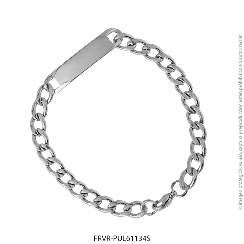 FRVR-PUL61134S Pulsera de Acero Quirúrgico Forever 61134S