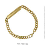 Pulsera de Acero Dorado Forever 61172G