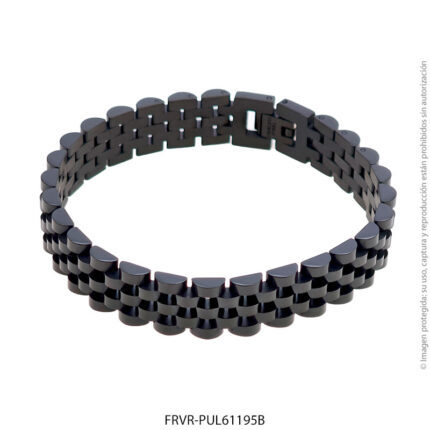 Pulsera de Acero Negro Forever 61195B