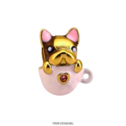 Dije de Acero Dorado Forever 50658G