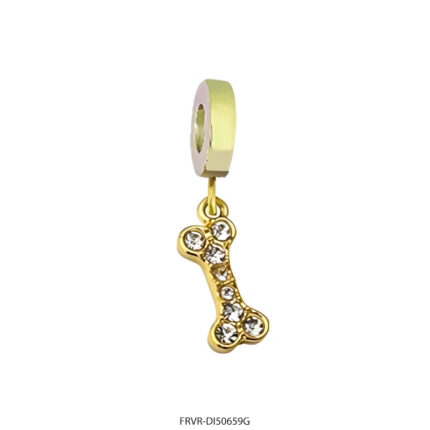 Dije de Acero Dorado Forever 50659G