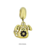 Dije de Acero Dorado Forever 50664G