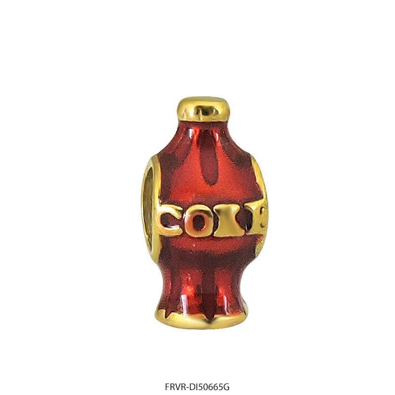 FRVR-DI50665G Dije de Acero Dorado Forever 50665G
