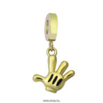 Dije de Acero Dorado Forever 50673G