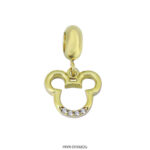 Dije de Acero Dorado Forever 50682G