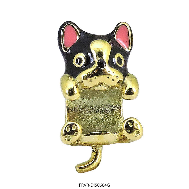 FRVR-DI50684G Dije de Acero Dorado Forever 50684G