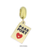 Dije de Acero Dorado Forever 50686G